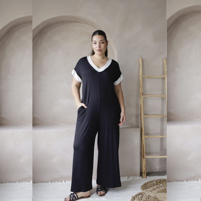 1 Mono amplio, confeccionado en viscosa elastizada - Imagen 1