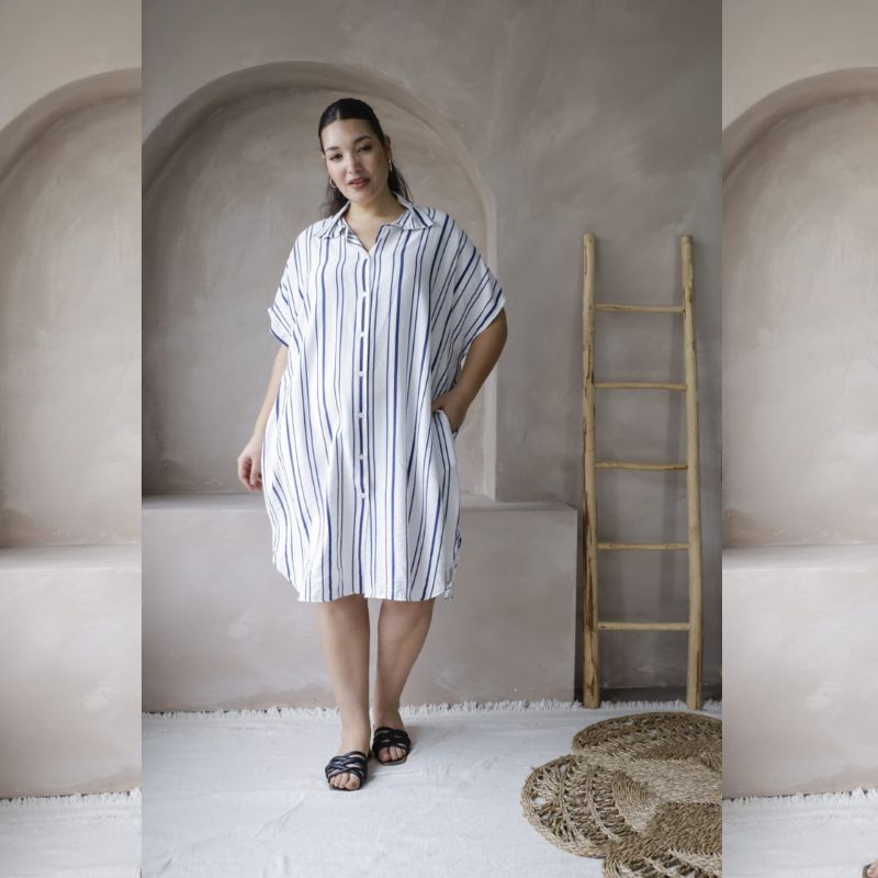 1 Vestido tipo camisa oversize - Imagen 1