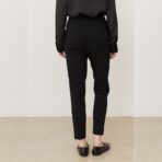 Pantalón poplin elastizado Negro - Imagen 3