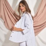 Camisa de poplin rayado - Imagen 5