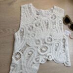 Top artesanal de hilo calado - Imagen 3