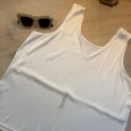 Blusa de satén forrada - Imagen 5