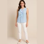 Blusa con volado - Imagen 6