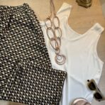 Blusa de satén forrada