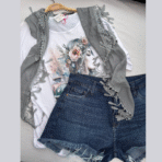 Short de jean con brillos - Imagen 8