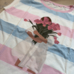 Remera rayada con estampa - Imagen 13